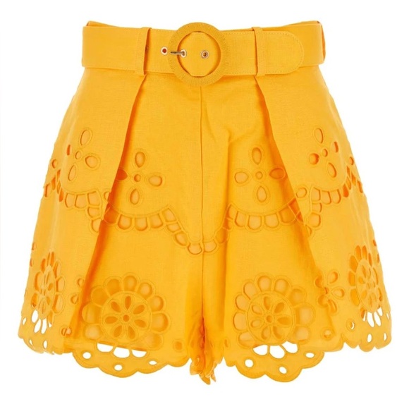 Zimmermann Pop Embroidered Shorts - Picture 1 of 11